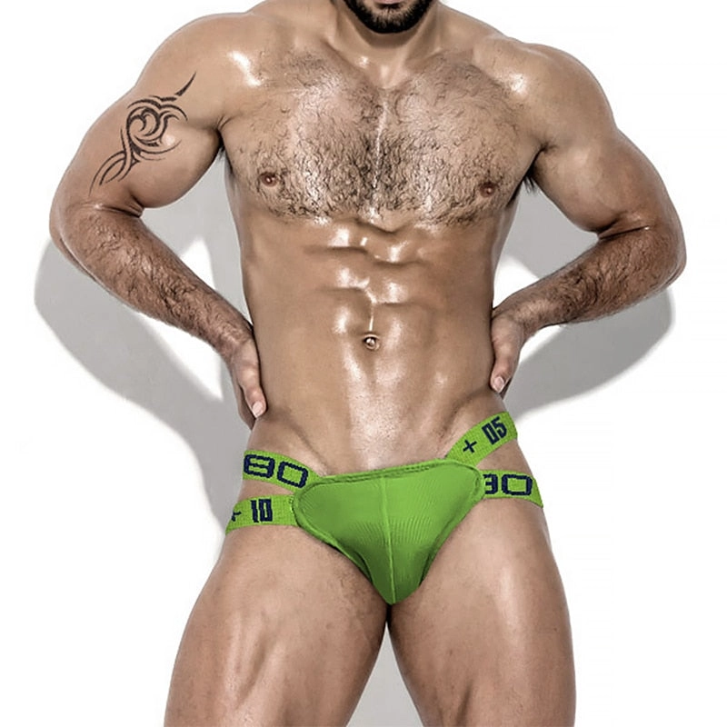 Comfortable Cotton Gay Men Sexy Underwear Thong Men Jockstrap