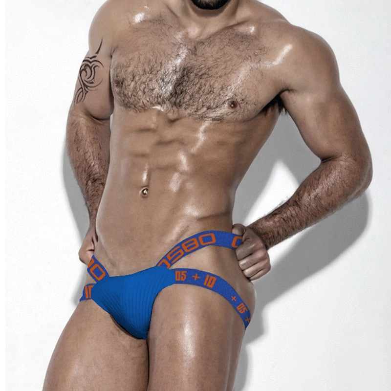 Comfortable Cotton Gay Men Sexy Underwear Thong Men Jockstrap