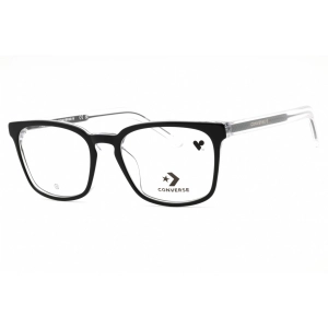 Converse Men's Eyeglasses - Black/Crystal Laminate Acetate Square Frame | CV5080 009