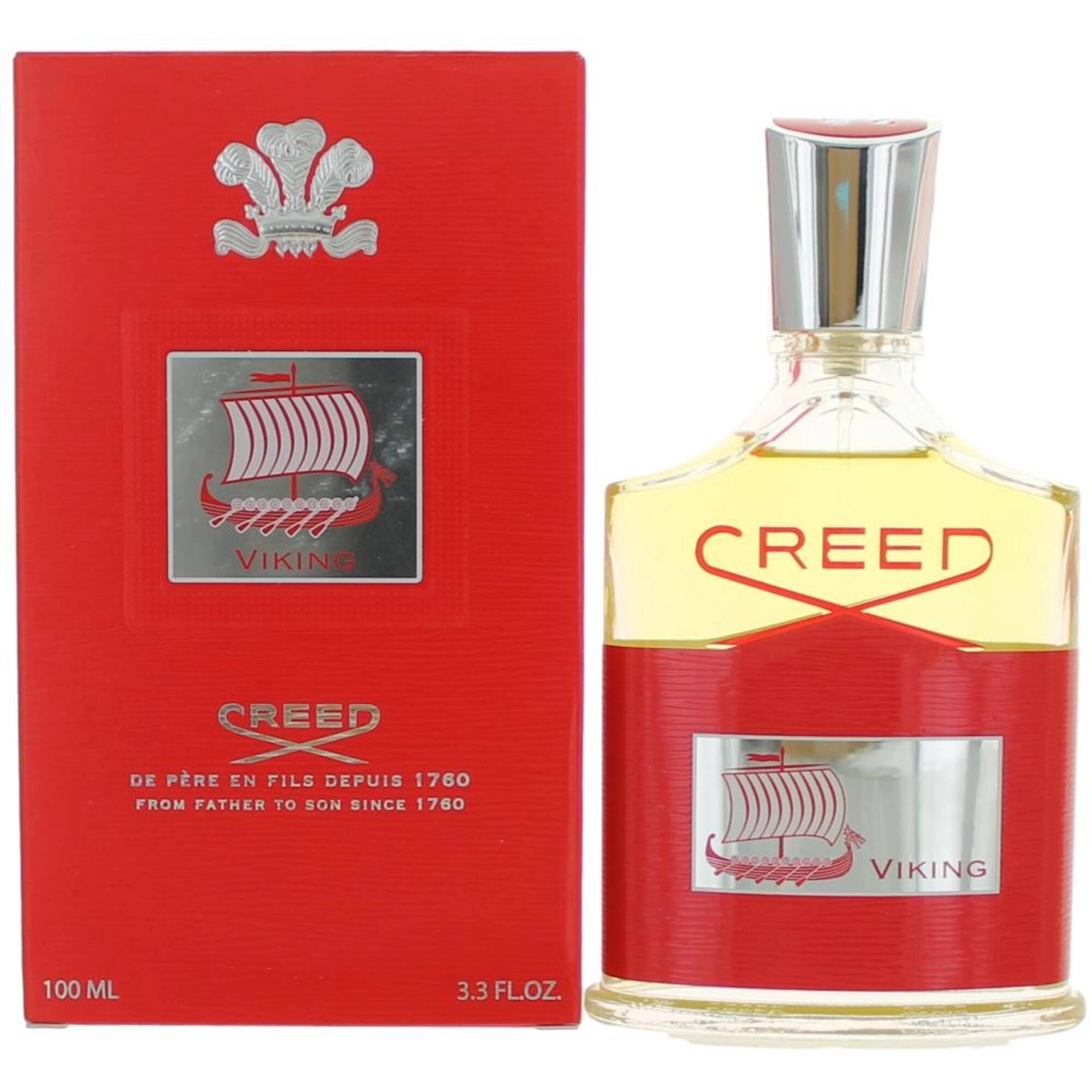 Creed Men's Eau De Parfum Spray - Viking with Adventurous Spirit Millesime, 3.3 oz