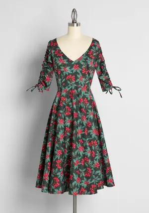 Decking The Halls Swing Dress