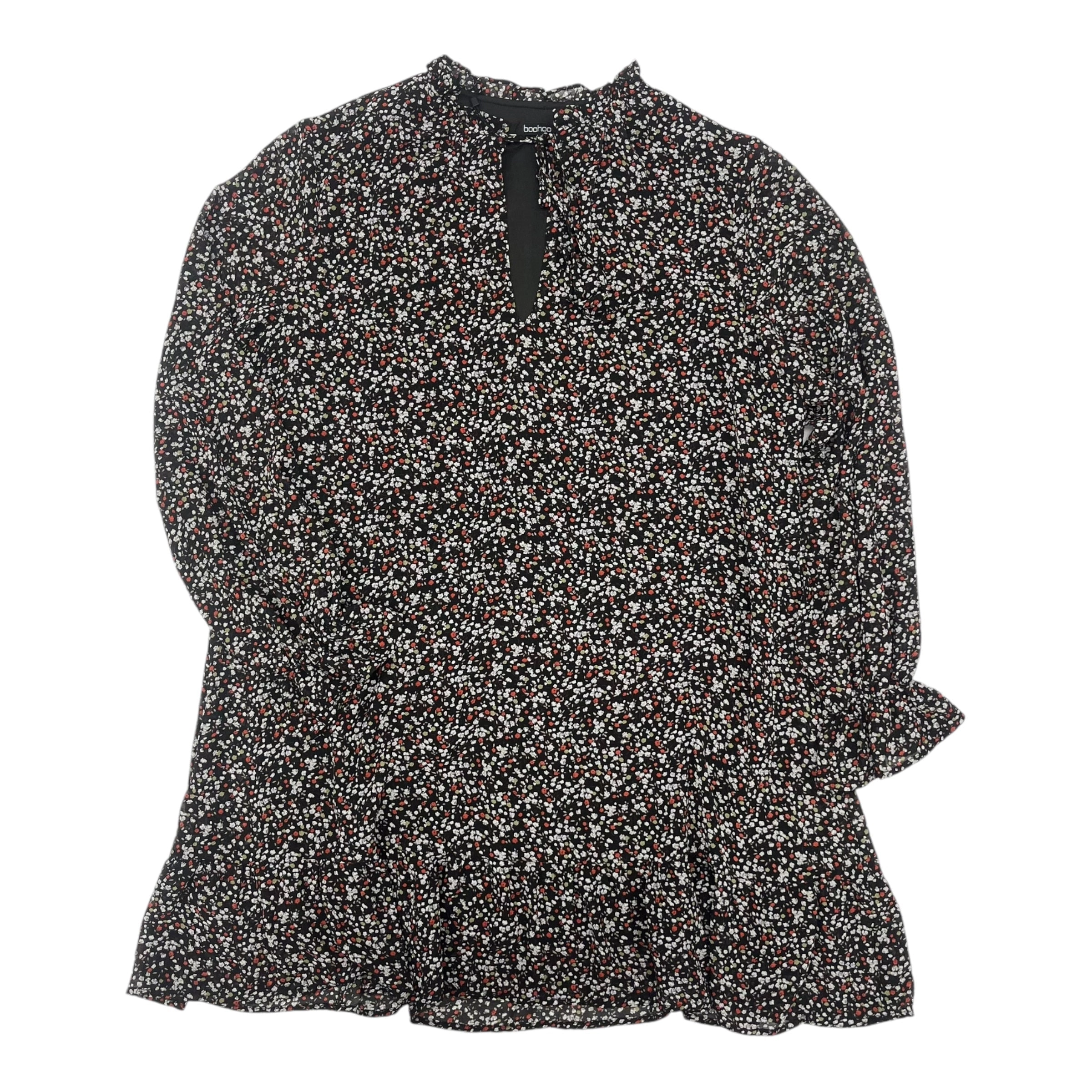 Dress Casual Short By Boohoo Boutique In Floral Print, Size:12