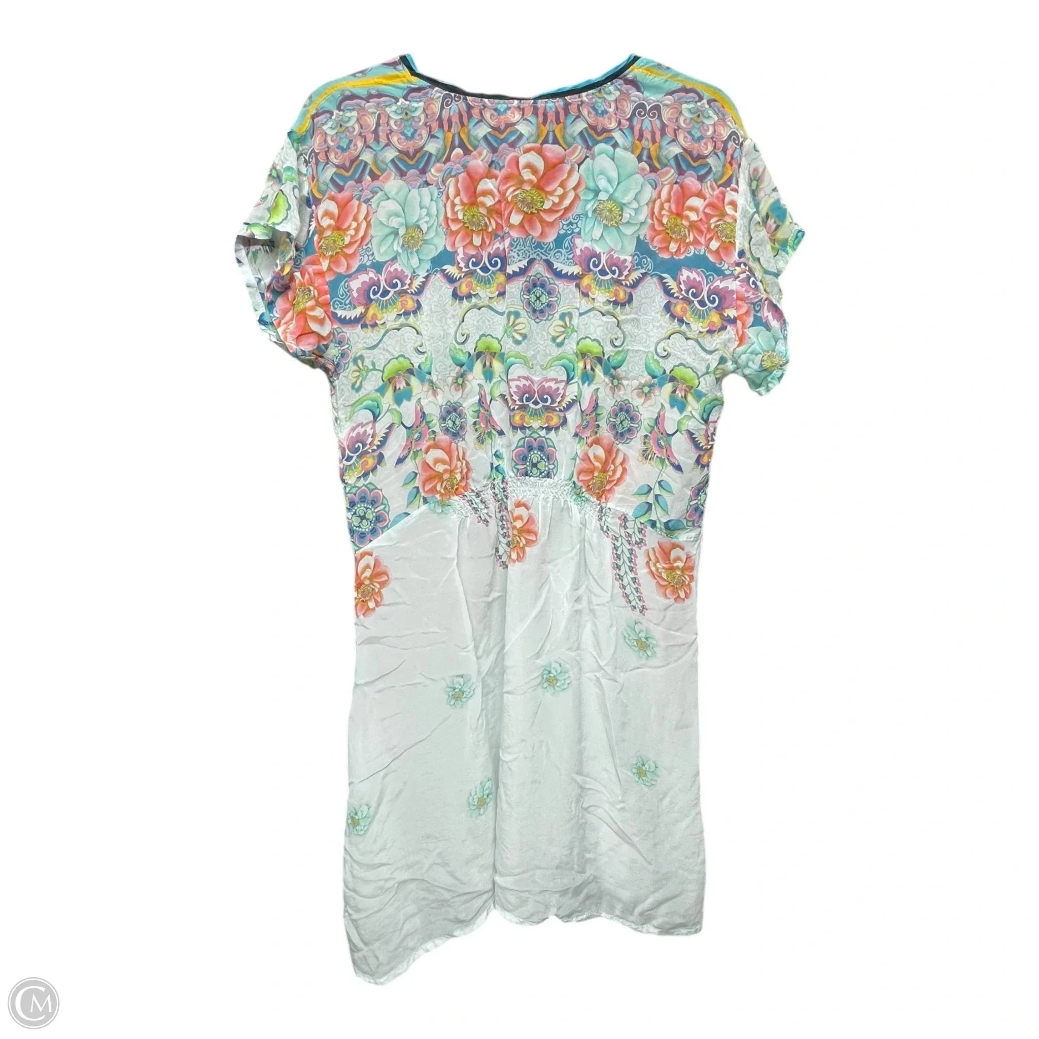 Dress Designer By Johnny Was In Multi-colored, Size: L