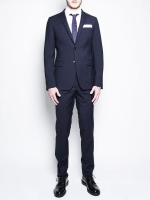 Dress in Fresh Blue Wool