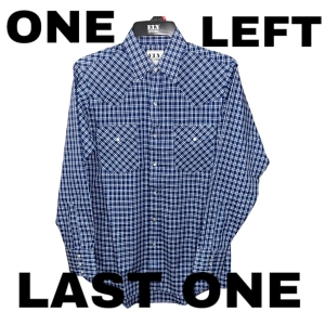 Ely & Walker Men's Long Sleeve Plaid Shirt Blue 15202907-Blue-E