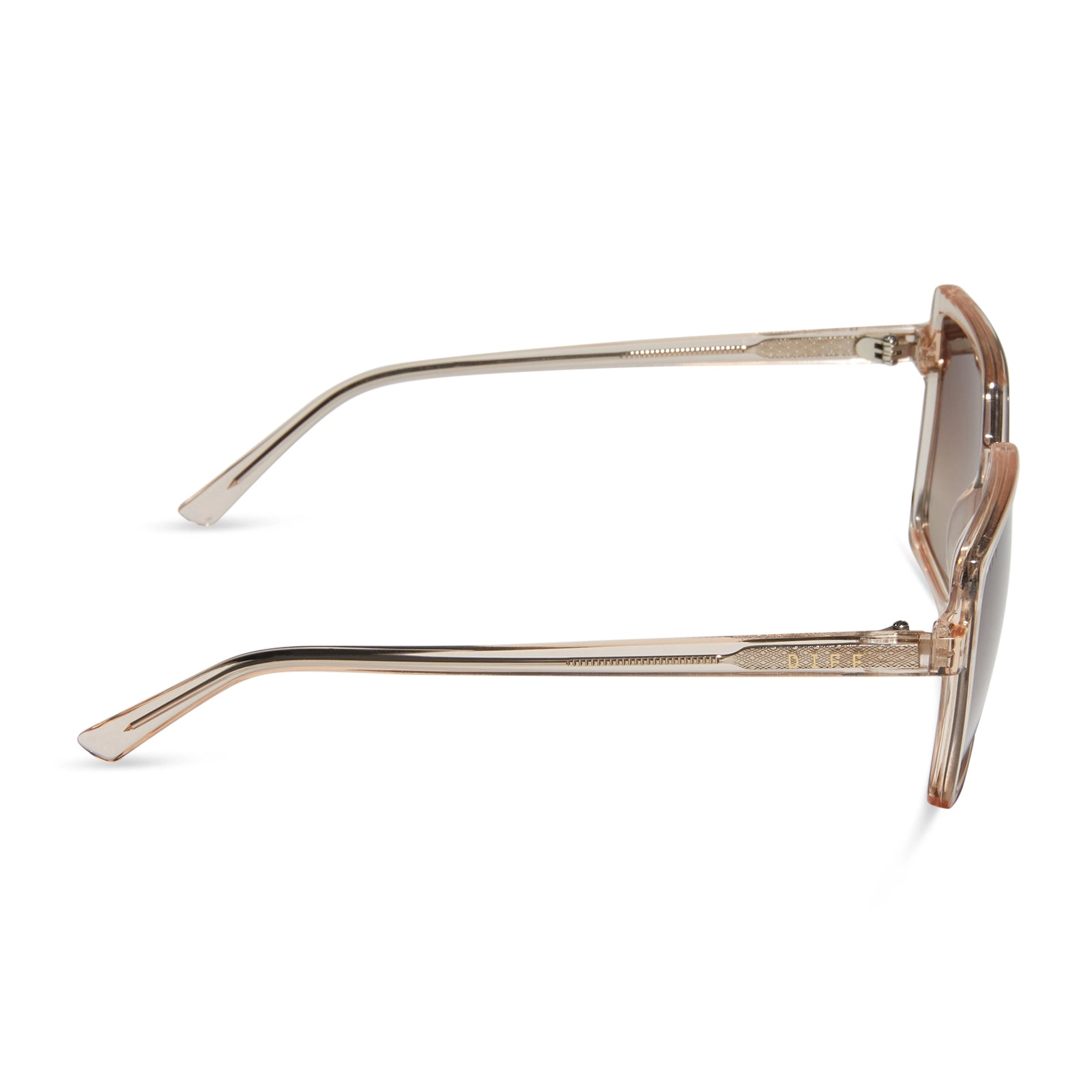 ESME - VINTAGE ROSE CRYSTAL   BROWN GRADIENT SUNGLASSES
