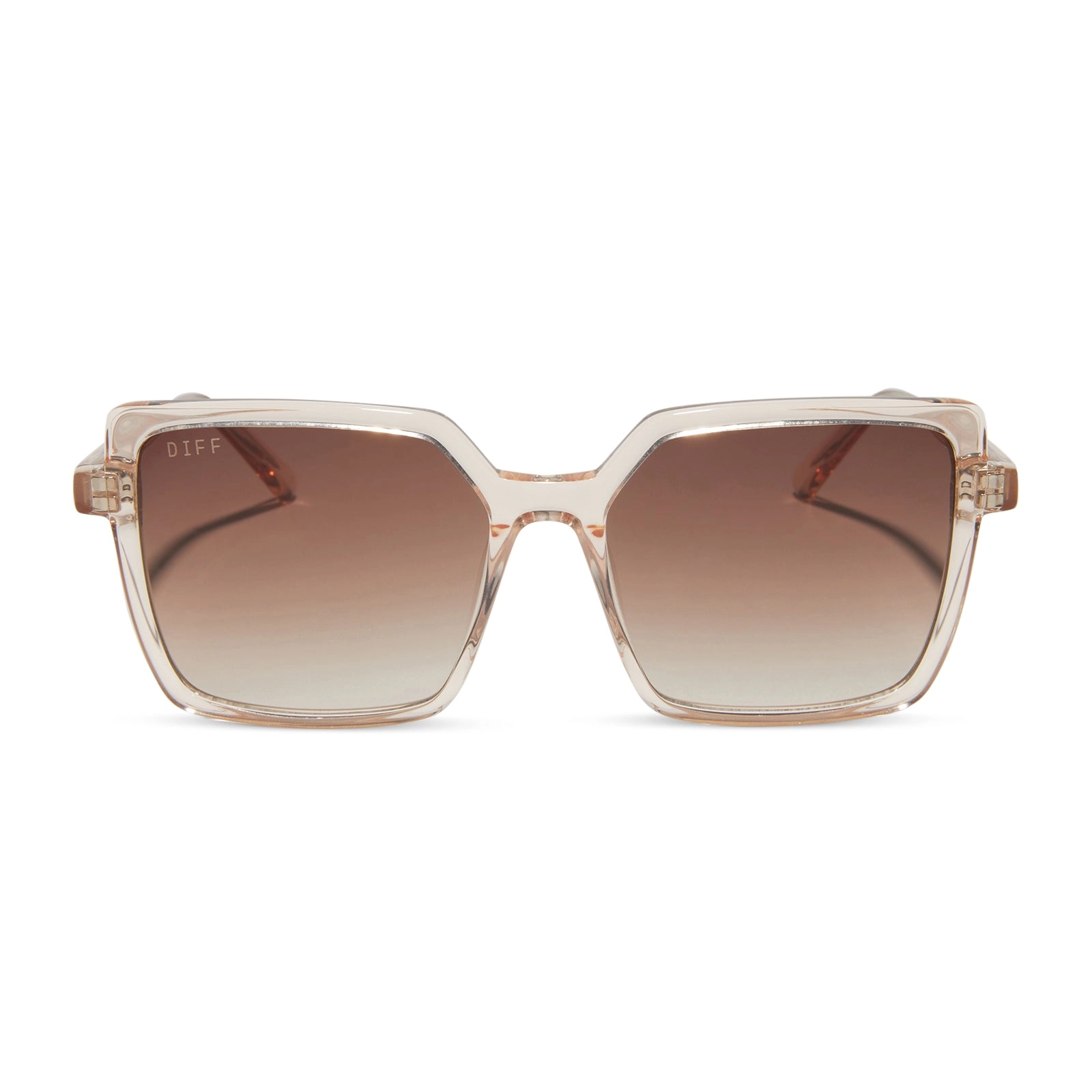 ESME - VINTAGE ROSE CRYSTAL   BROWN GRADIENT SUNGLASSES