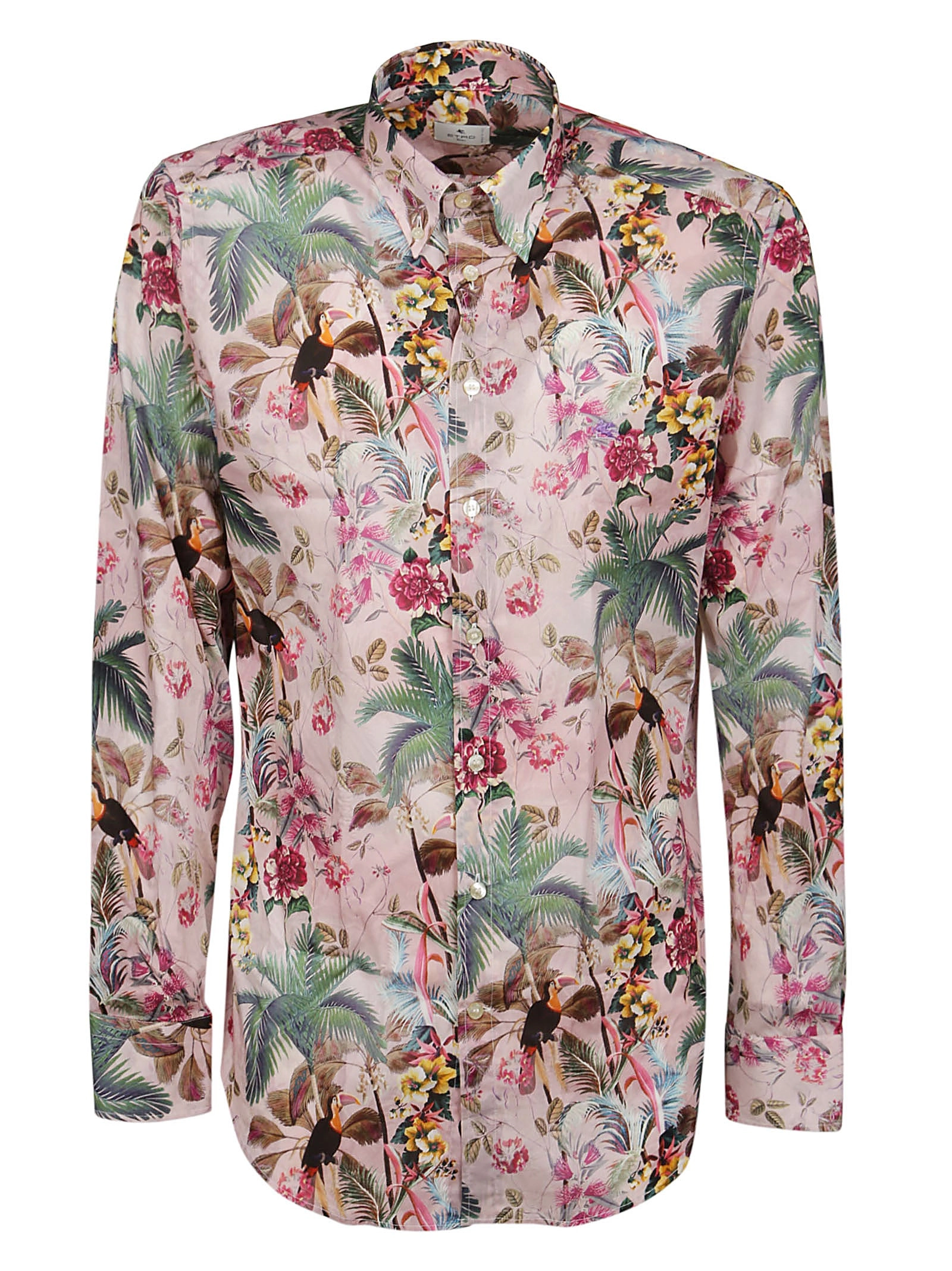 Etro Floral Printed Long-Sleeved Shirt