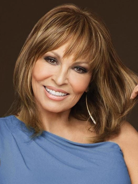 Faux Fringe Top Piece w/Bangs by Raquel Welch | Synthetic Mono Crown | Clearance Sale Open Box (Unworn - Like New)