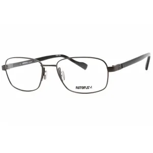 Flexon Men's Eyeglasses - Gunmetal Metal Full Rim Rectangular Frame | AUTOFLEX 117 033