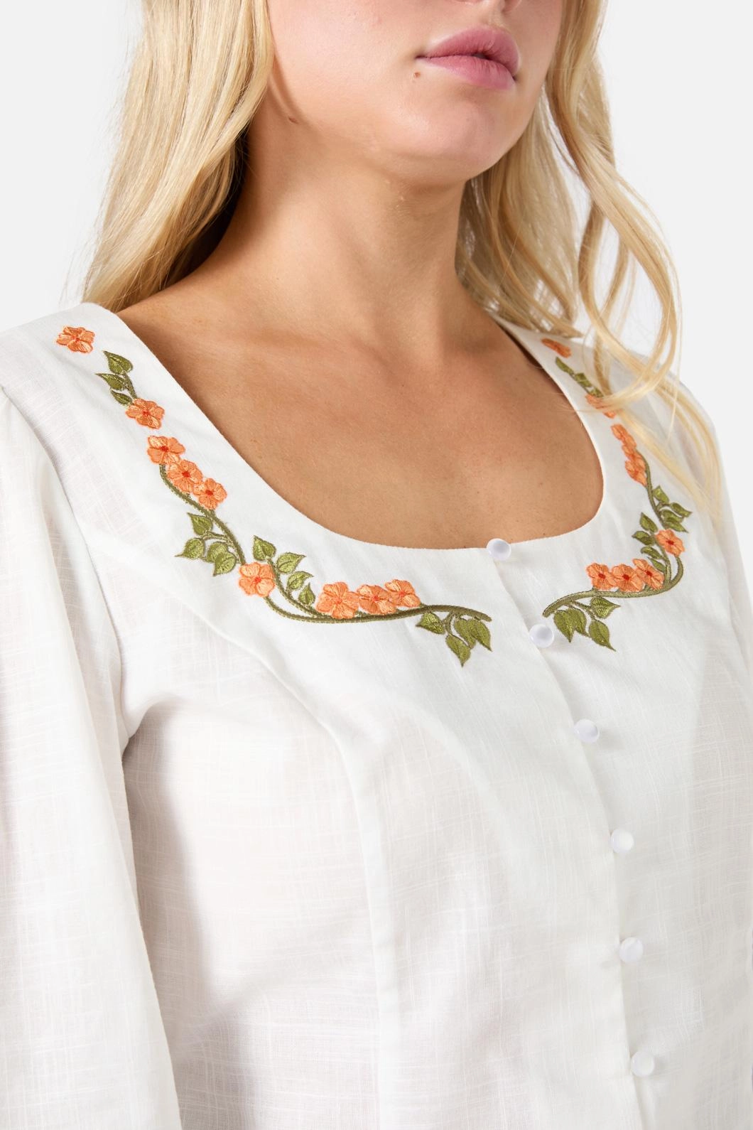 Flower Child Embroidered Top