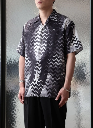 Ginevra de' Benci Polyester Open Collar Shirt