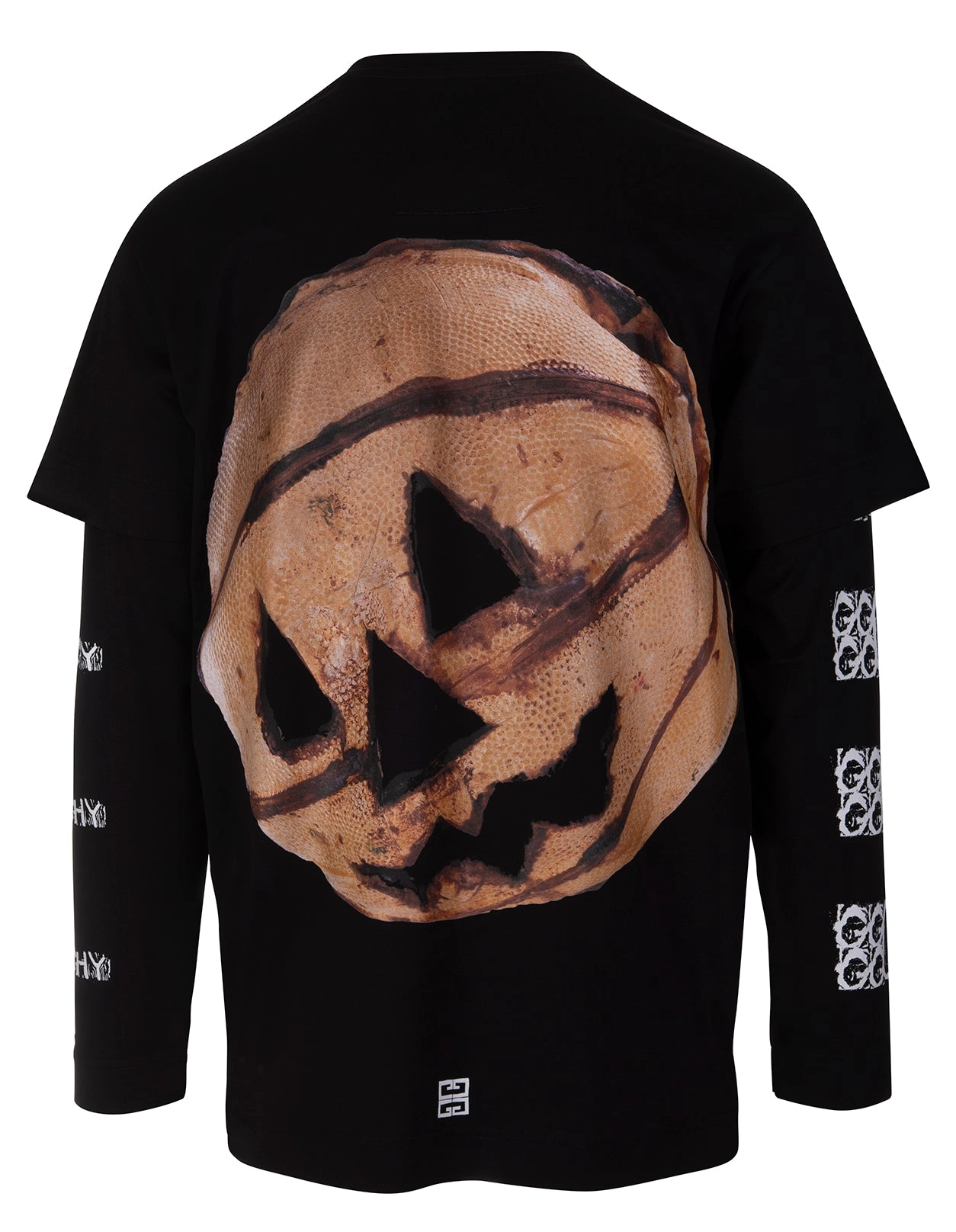 Givenchy Logo Printed Crewneck Long-Sleeved T-Shirt