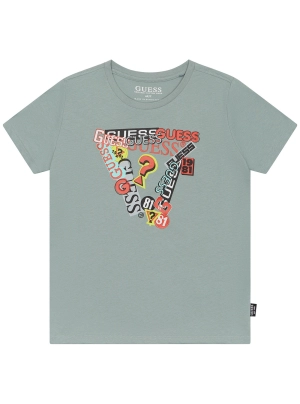 Green Grey Short Sleeves T-Shirt