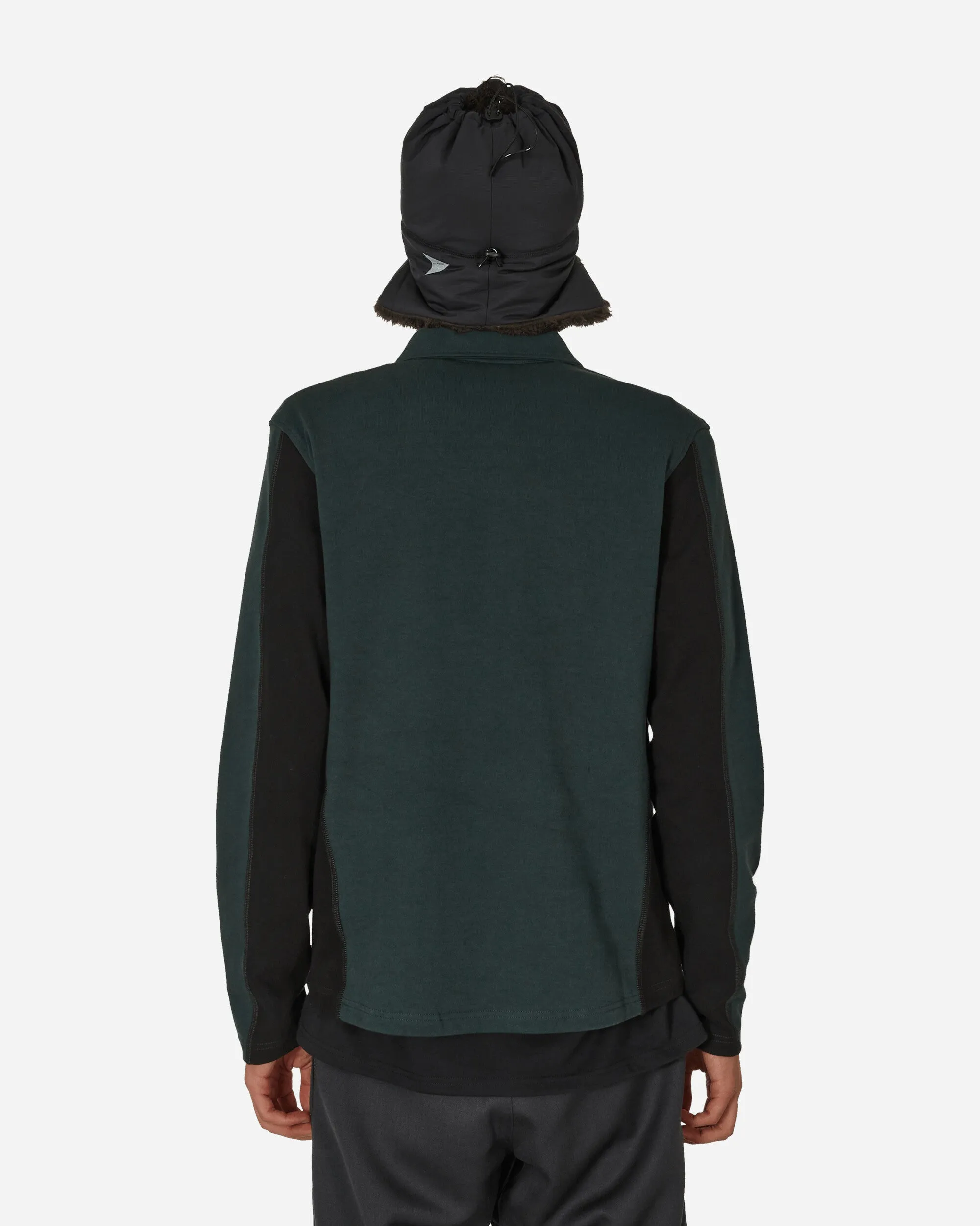 Half Zip Polo Sweater Forest Green