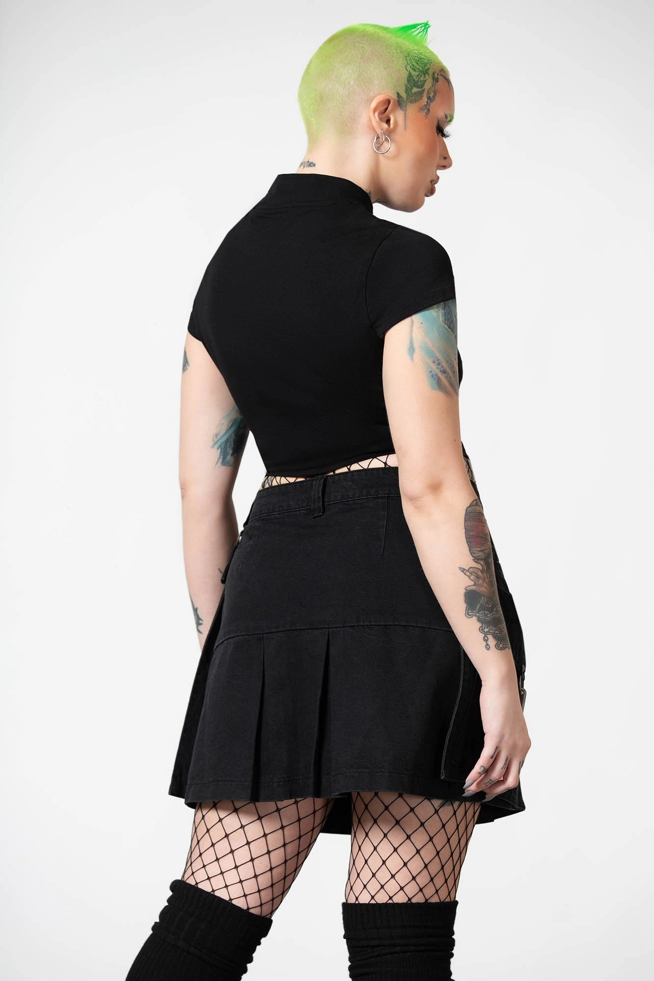 Hettie Slashed Crop Top - Resurrect