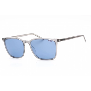 Hugo Men's Sunglasses - Grey Crystal Rectangular Full Rim Frame | HG 1096/S 0CBL KU