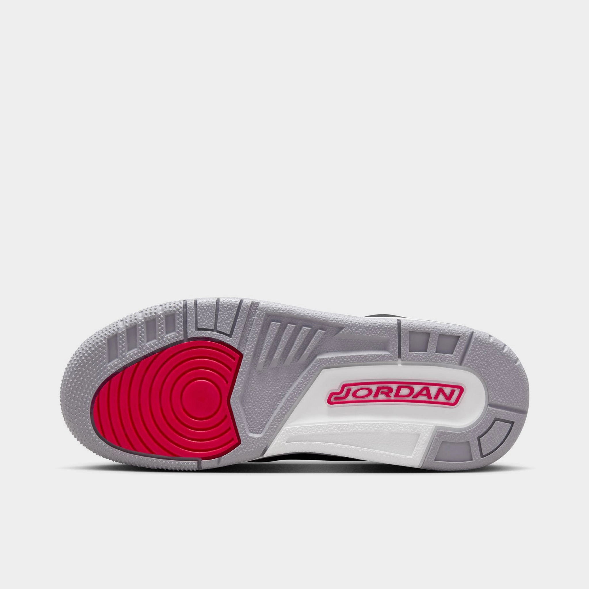 Jordan 3 Retro GS Black / Fire Red - Cement Grey