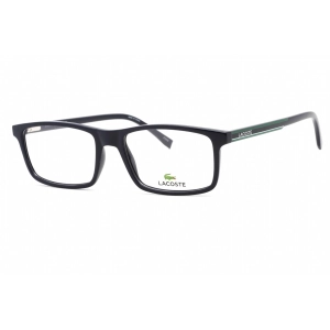 Lacoste Men's Eyeglasses - Full Rim Blue Plastic Rectangular Shape Frame | L2858 424