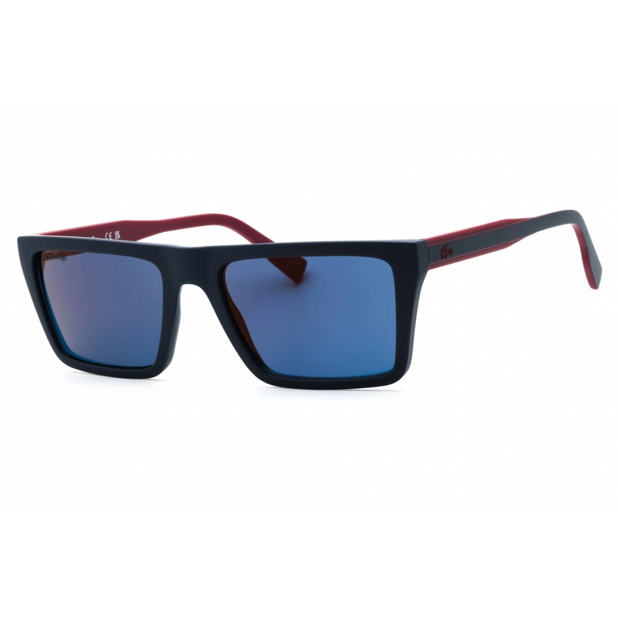 Lacoste Men's Sunglasses - Matte Blue Injected Propionate Square Frame | L6009S 424