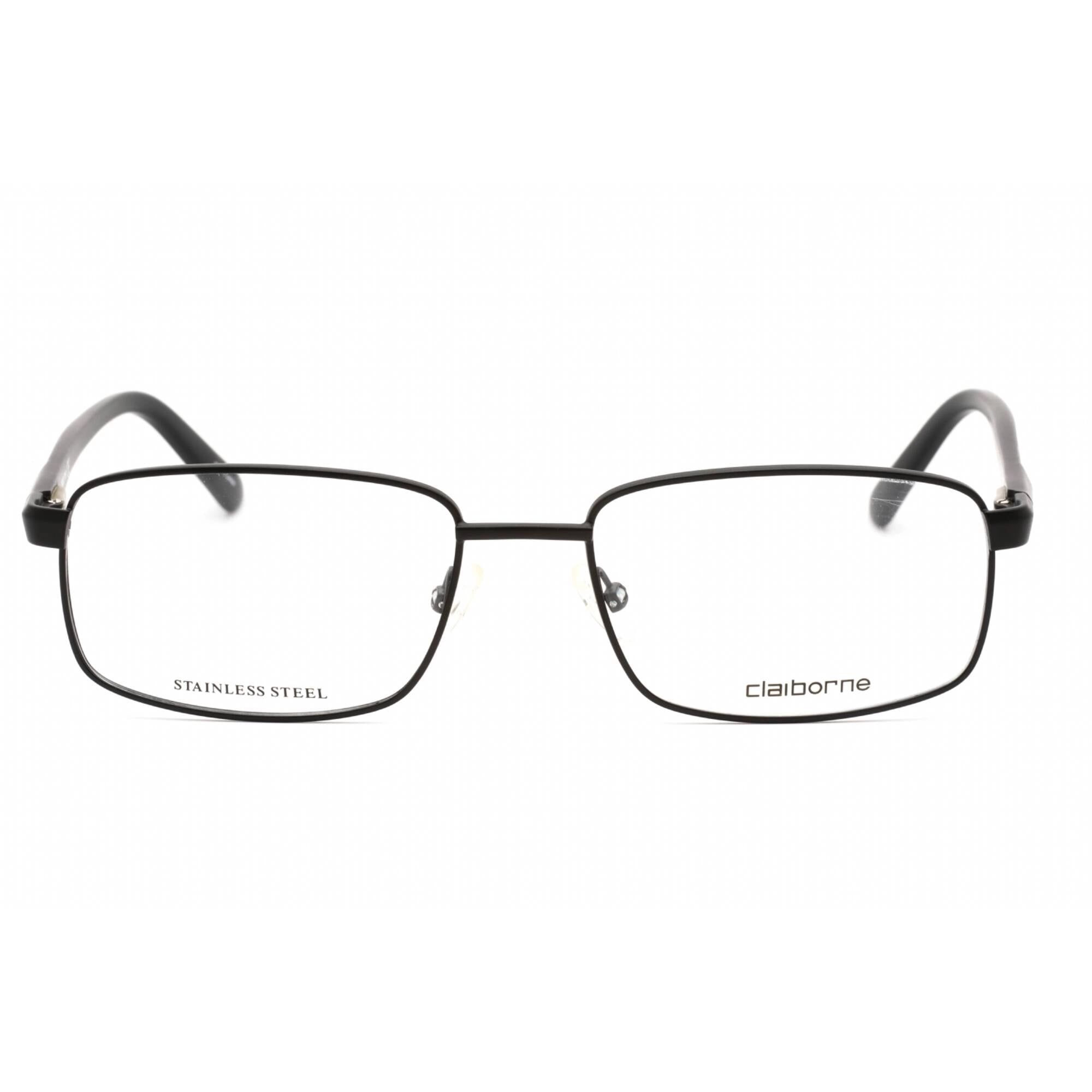 Liz Claiborne Men's Eyeglasses - Matte Black Rectangular Metal Frame | CB 260 0003 00