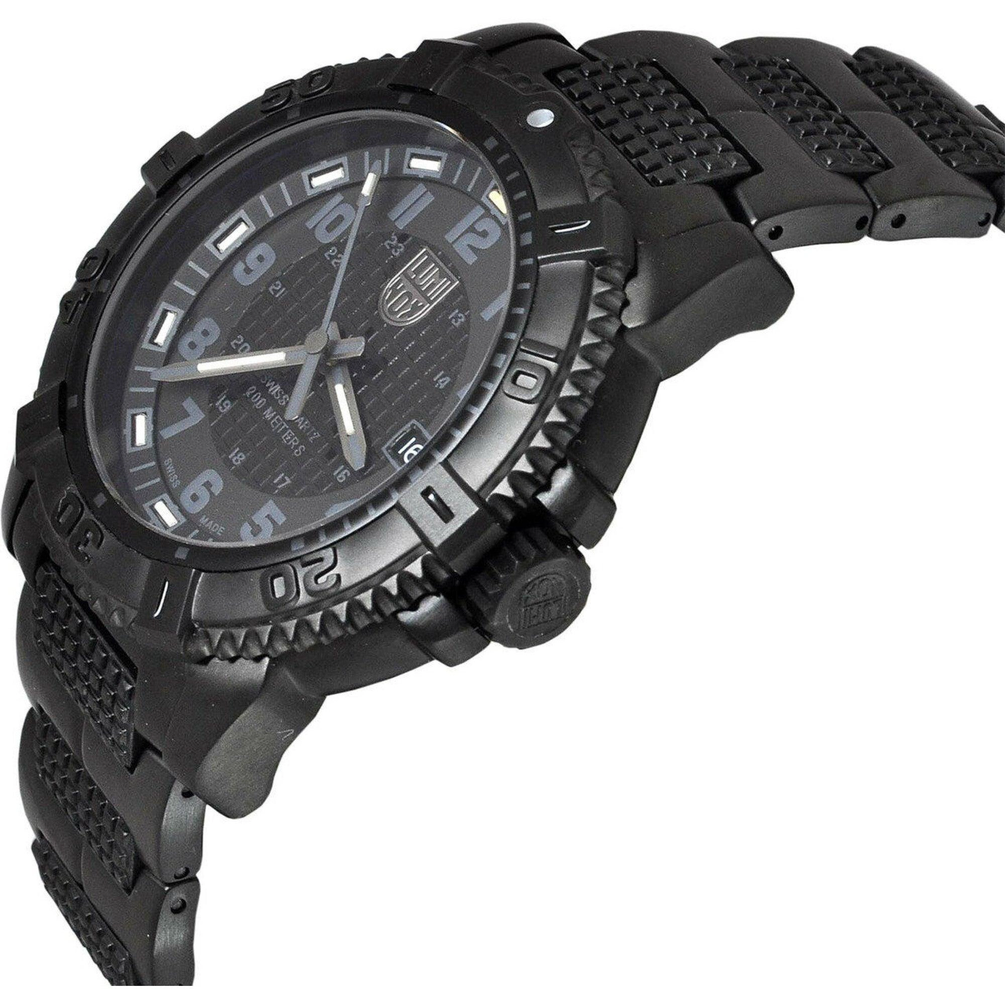 Luminox Men's Watch - Modern Mariner Quartz Black Dial Steel Bracelet | XS.6252.BO