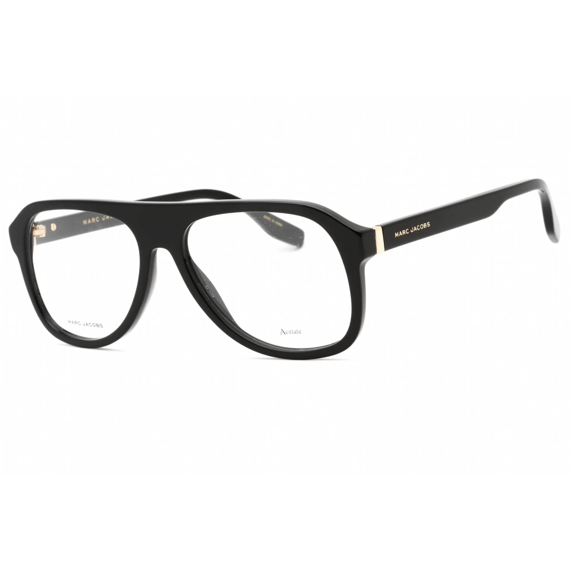 Marc Jacobs Men's Eyeglasses - Black Plastic Full Rim  Frame | MARC 641 0807 00