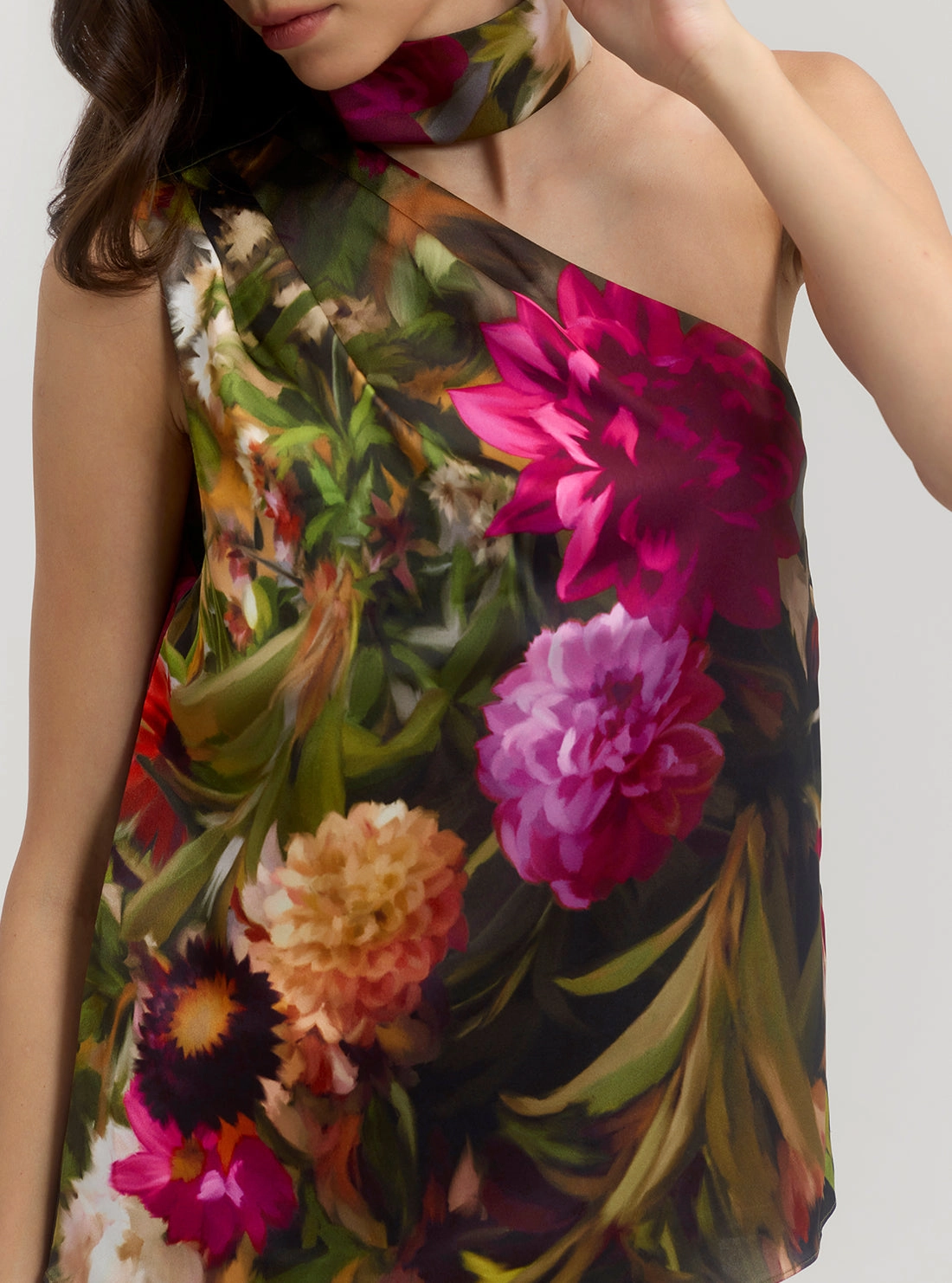 Marciano Floral Print Wildwood Top