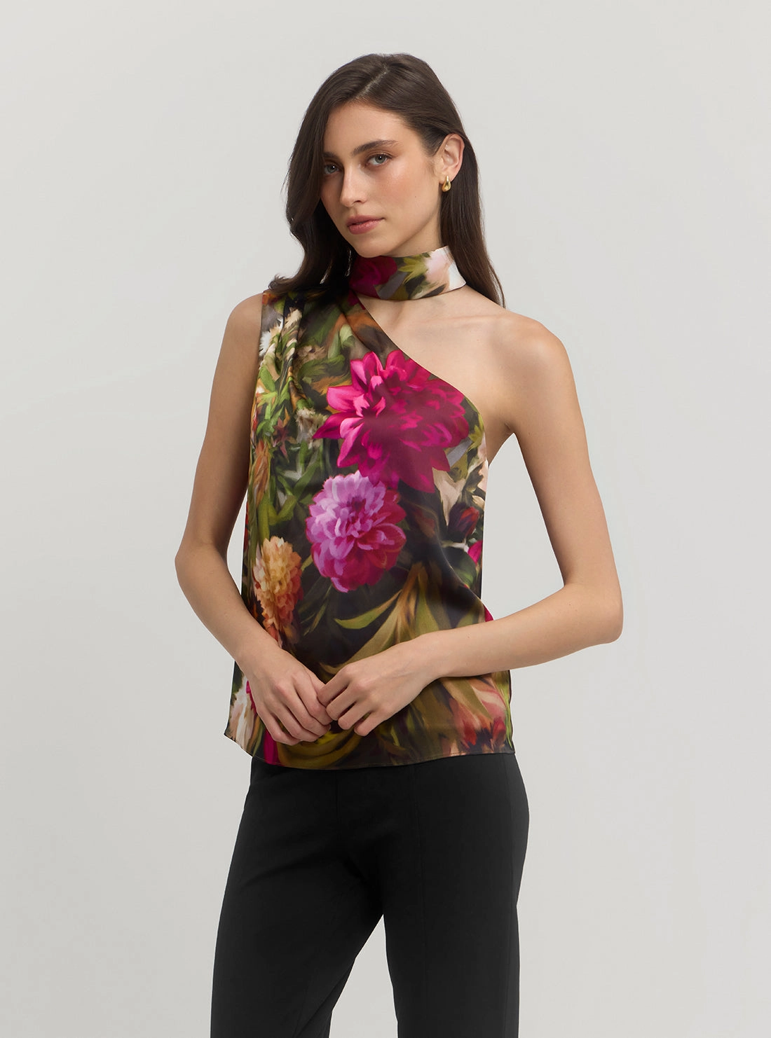 Marciano Floral Print Wildwood Top
