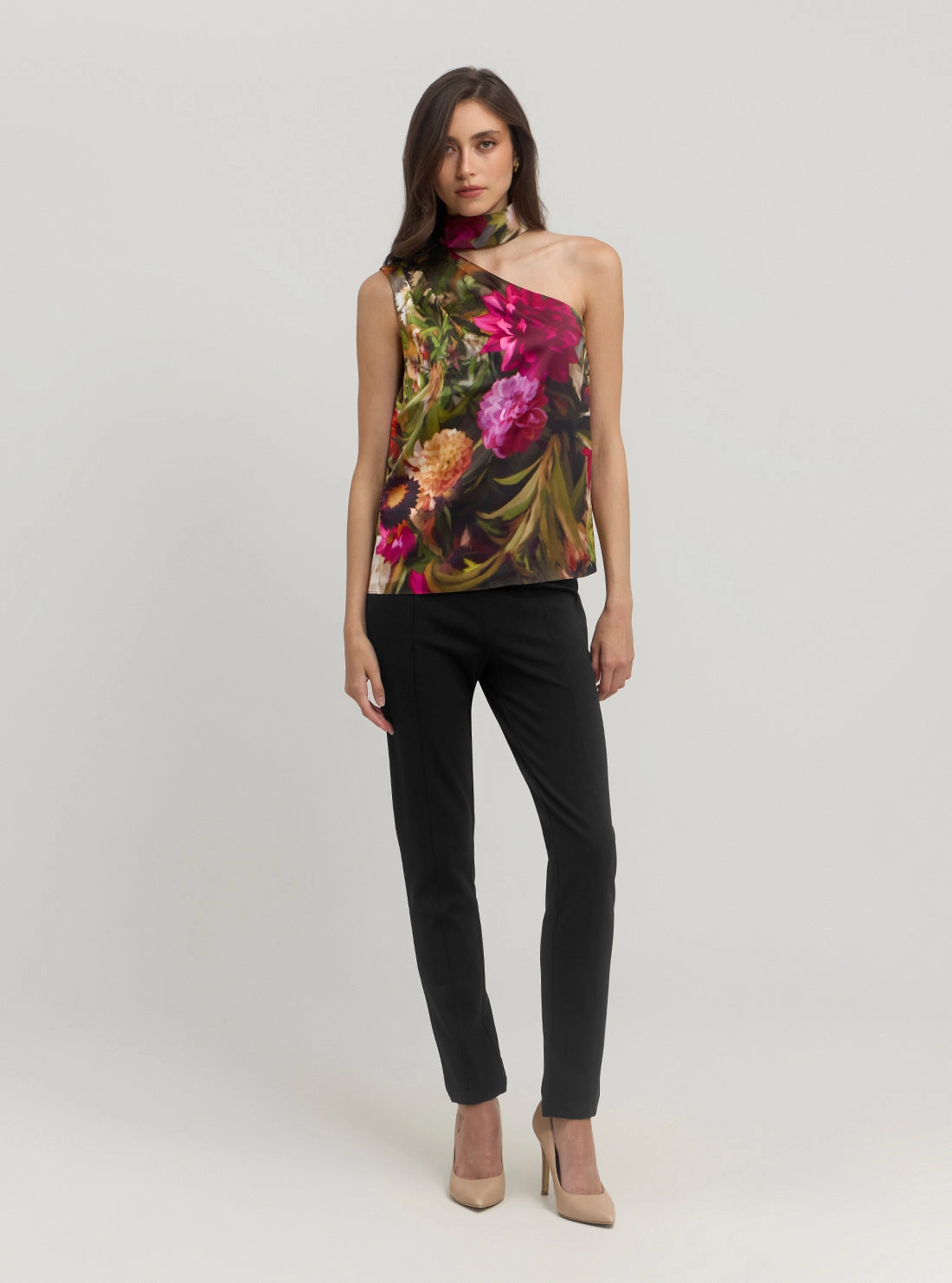 Marciano Floral Print Wildwood Top