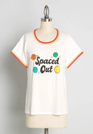 ModCloth x CAMP Collection Spaced Out Graphic Ringer Tee