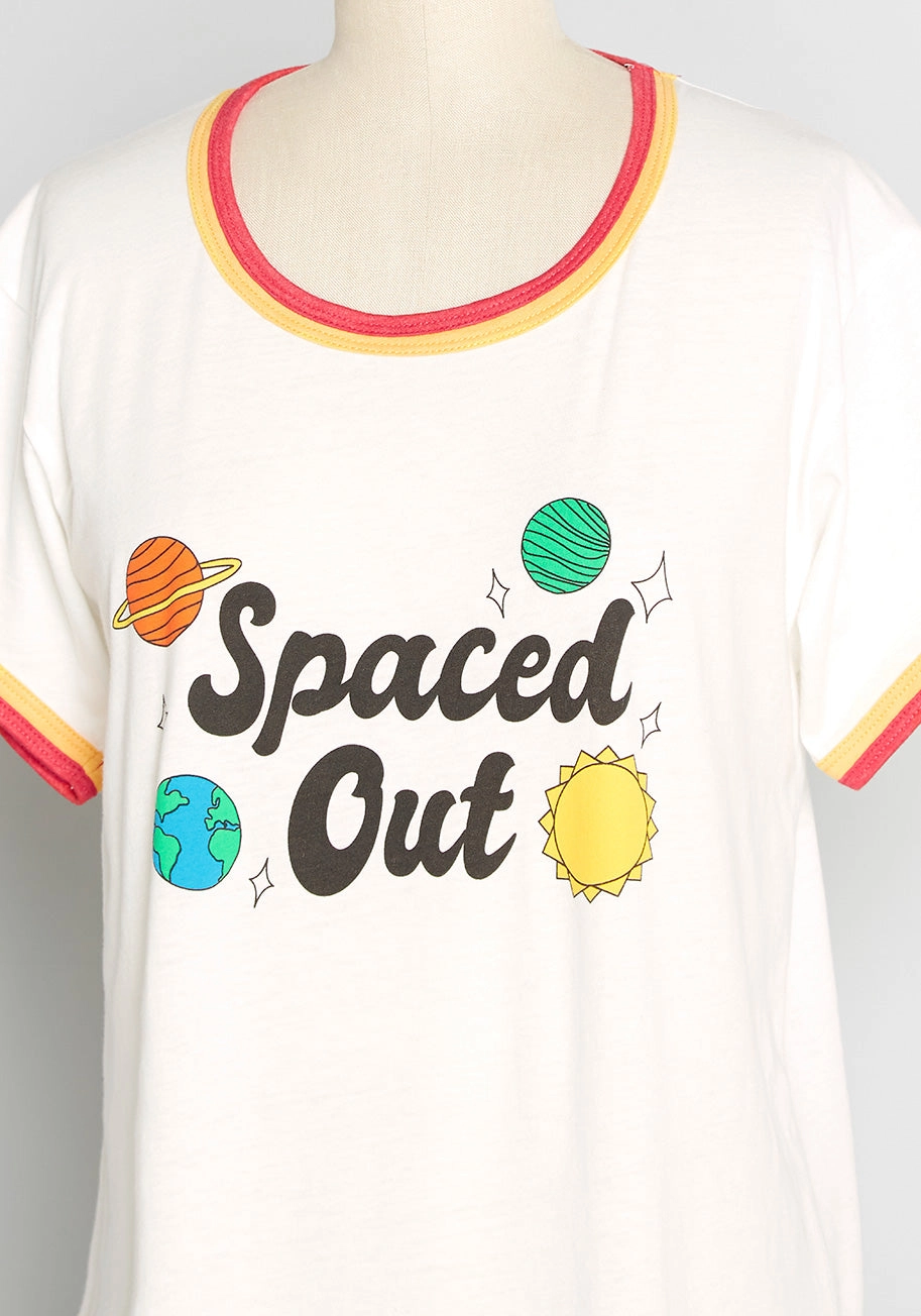 ModCloth x CAMP Collection Spaced Out Graphic Ringer Tee