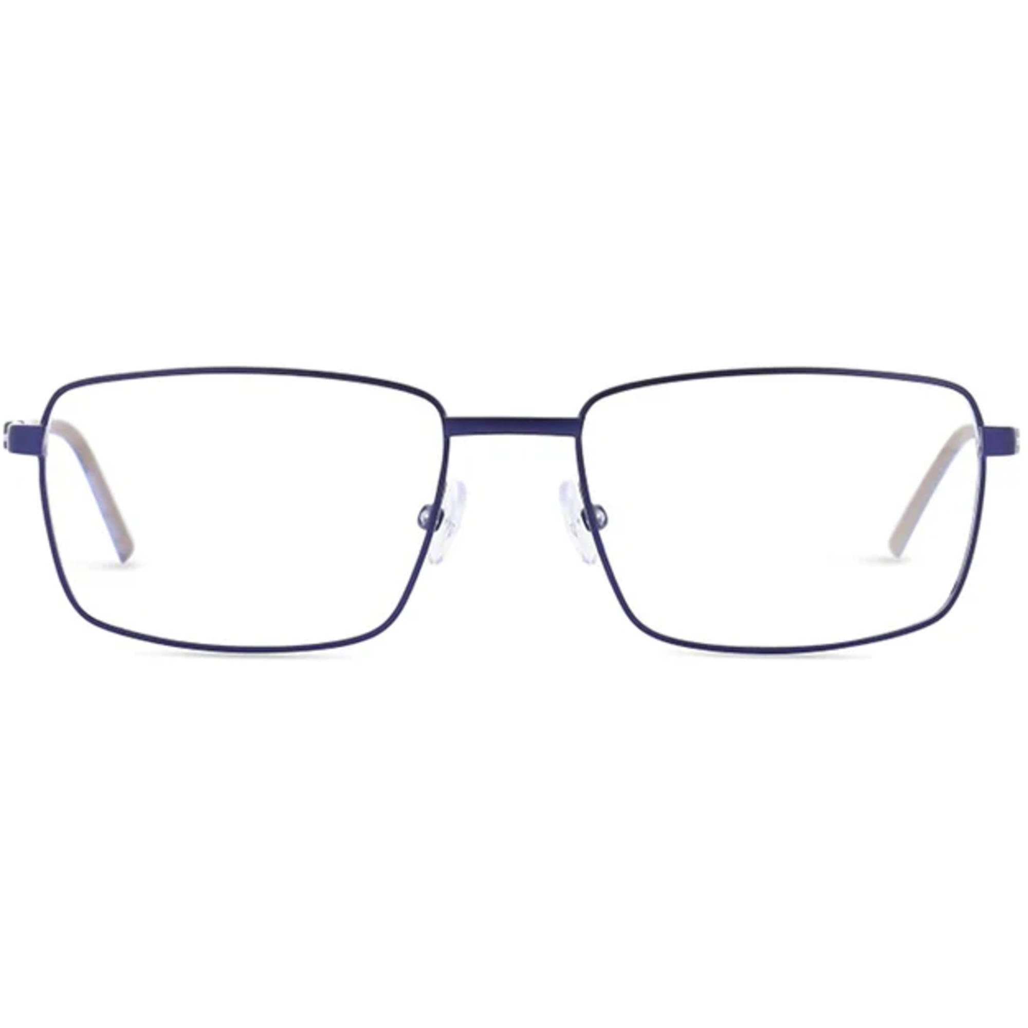 Morel Men's Eyeglasses - Blue Metal Full Rim Square Frame Demo Lens | 30214L NG09