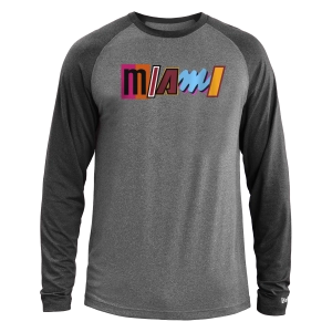 New ERA Miami HEAT Mashup Long Sleeve Tee