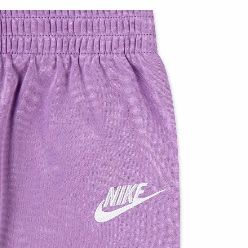 NIKE KID'S LOGO TAPING FUCHSIA FULL ZIP TRACKSUIT