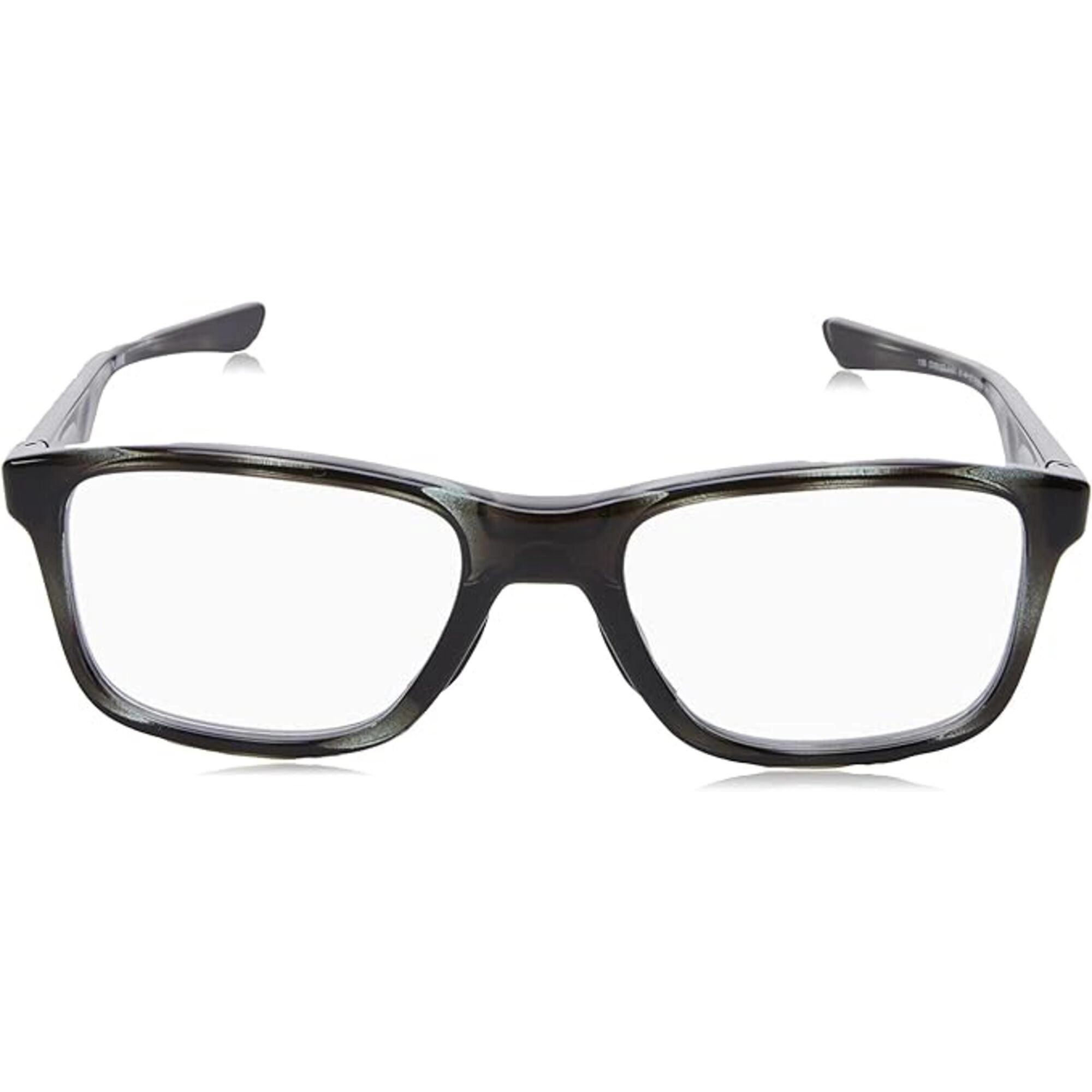 Oakley Men's Eyeglasses - Polished Grey Tort Plastic Square Frame | OAKLEY 0OX8107 4