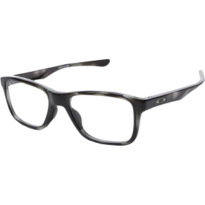 Oakley Men's Eyeglasses - Polished Grey Tort Plastic Square Frame | OAKLEY 0OX8107 4