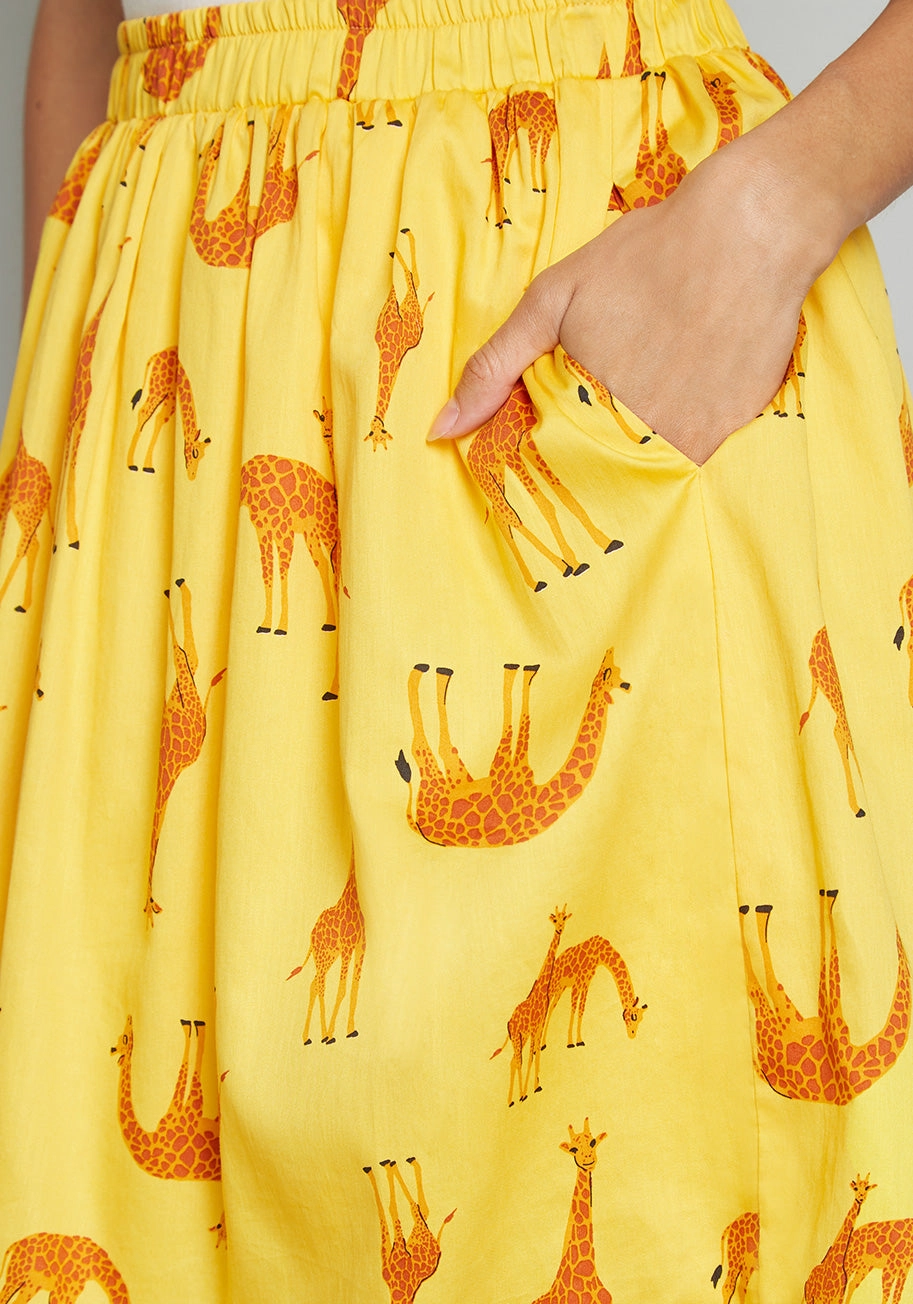 On My Wavelength Skater Skirt
