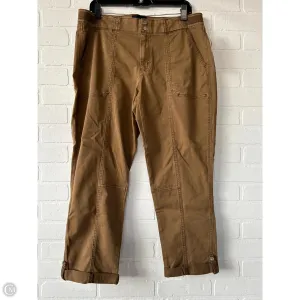 Pants Cropped By White House Black Market In Brown, Size: 12