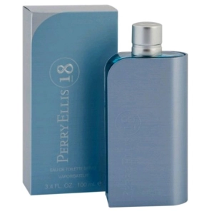 Perry Ellis Men's Eau De Toilette Spray - 18 Fresh and Modern Fragrance, 3.4 oz