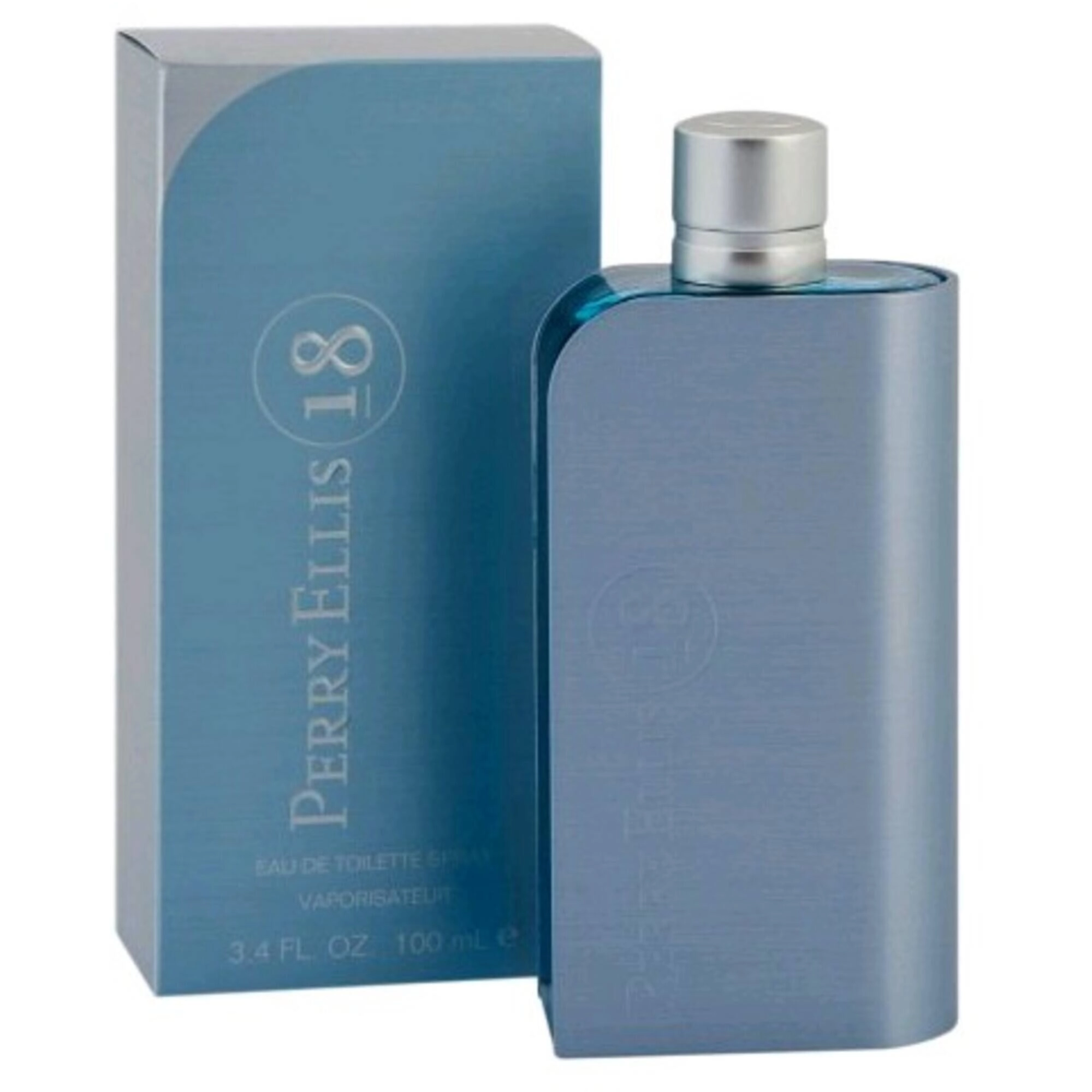 Perry Ellis Men's Eau De Toilette Spray - 18 Fresh and Modern Fragrance, 3.4 oz