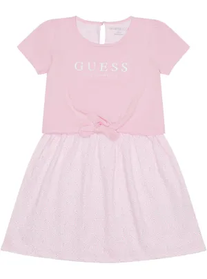 Pink Stretch Jersey Dress (2-7)
