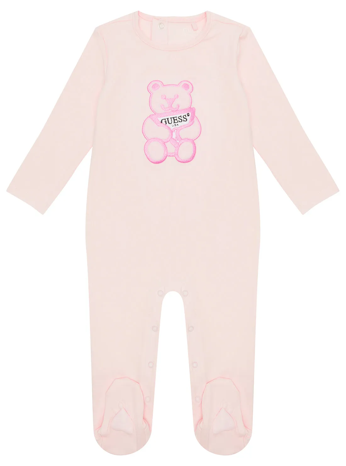 Pink Stretch Jersey Overall (0-12M)