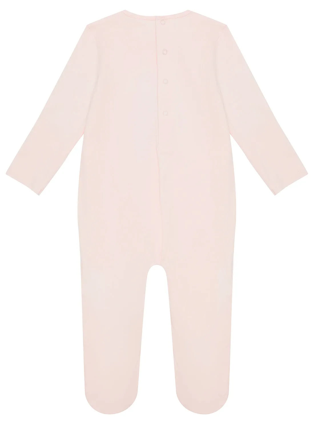 Pink Stretch Jersey Overall (0-12M)