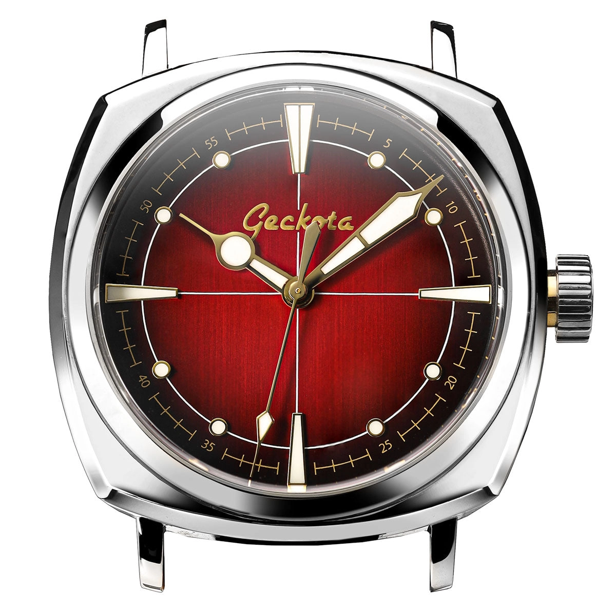 Pioneer Automatic Watch Brushed Red Dial