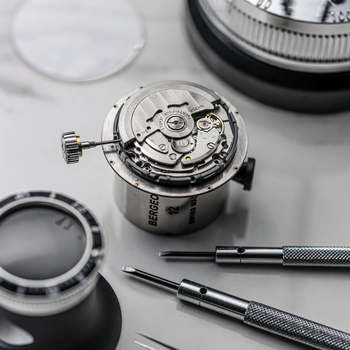 Pioneer Automatic Watch Brushed Red Dial