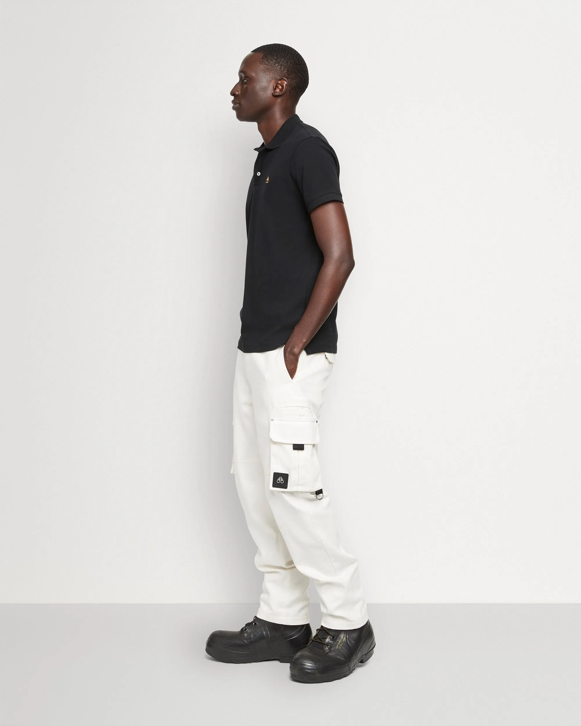 Pique Polo Black