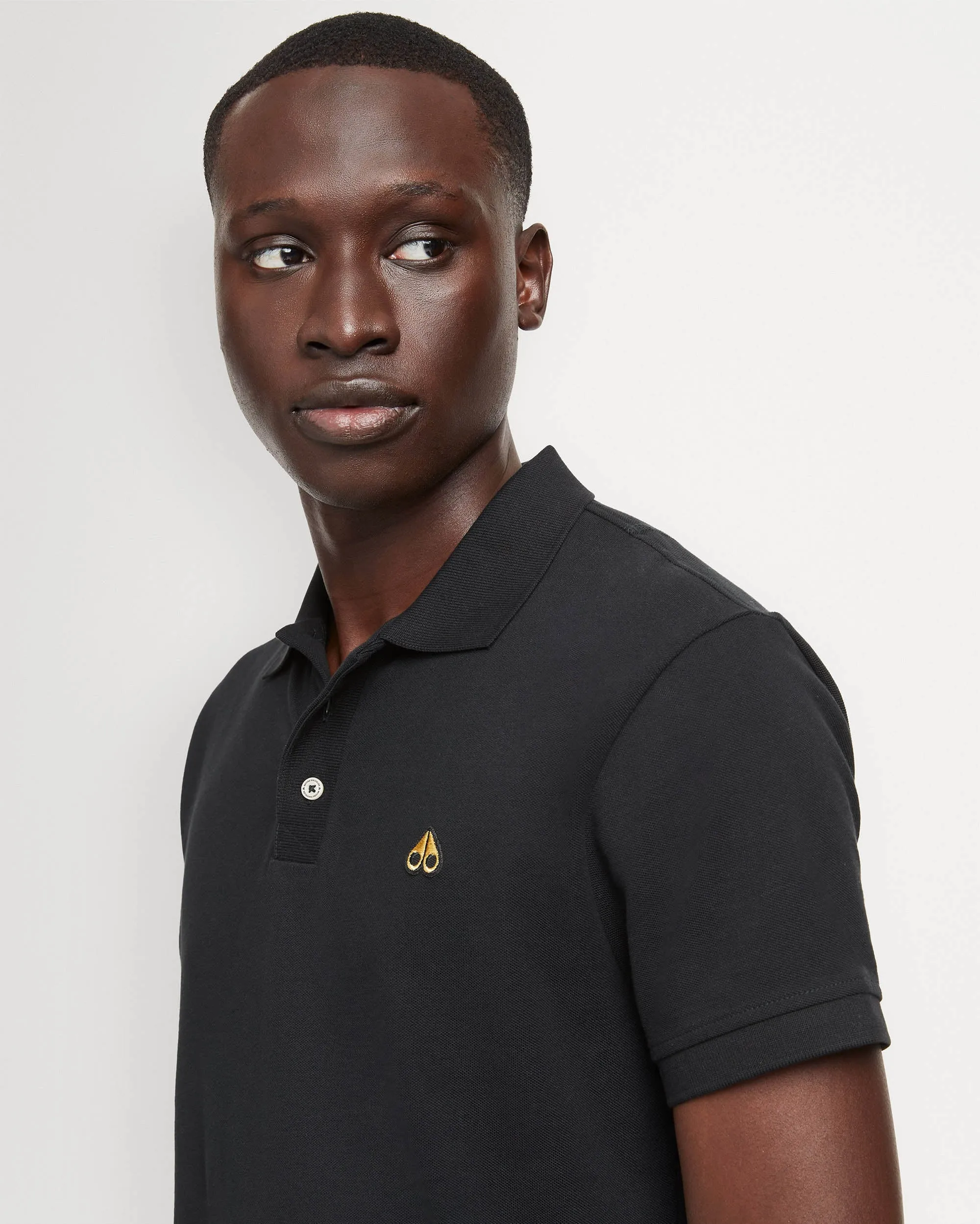 Pique Polo Black