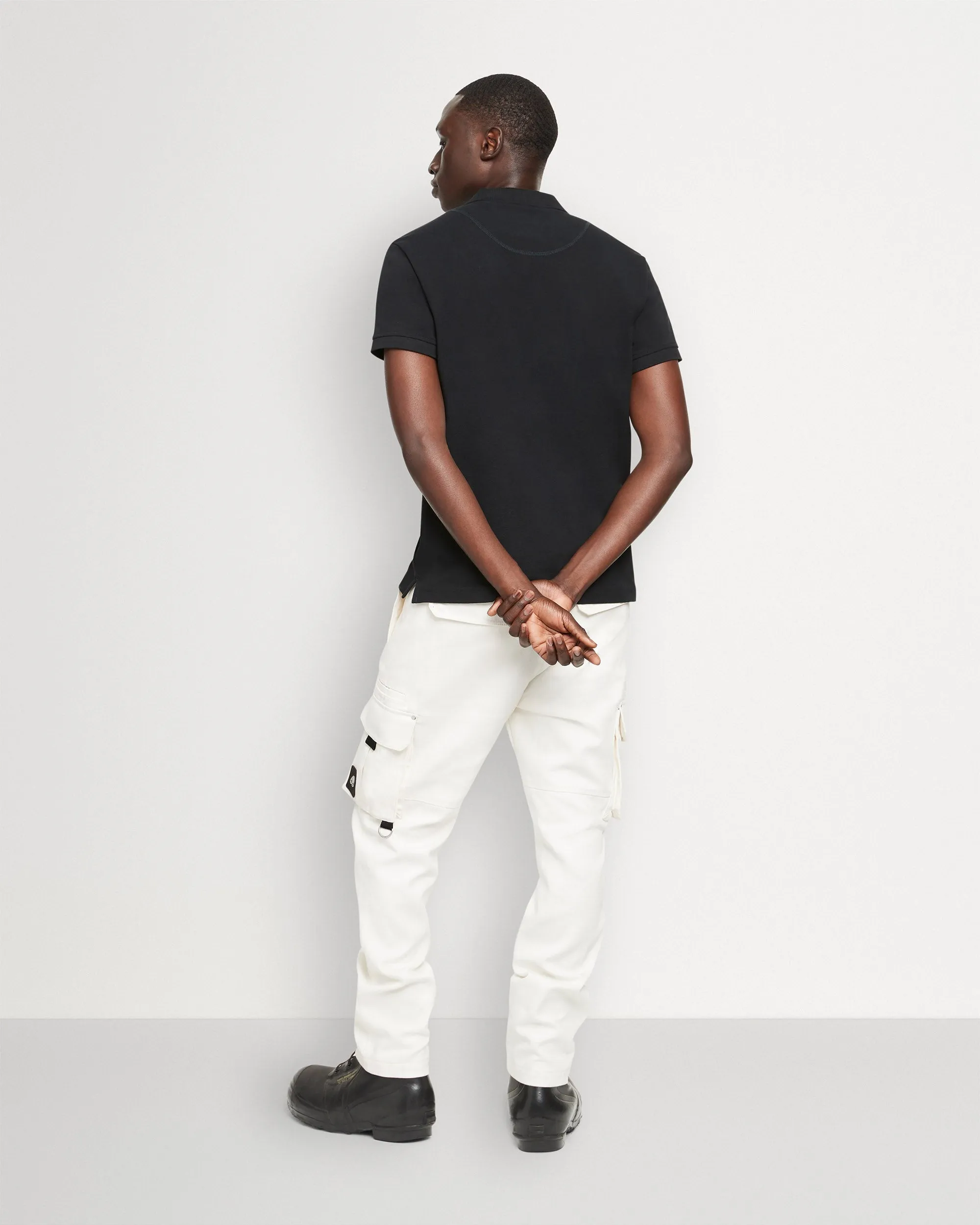 Pique Polo Black