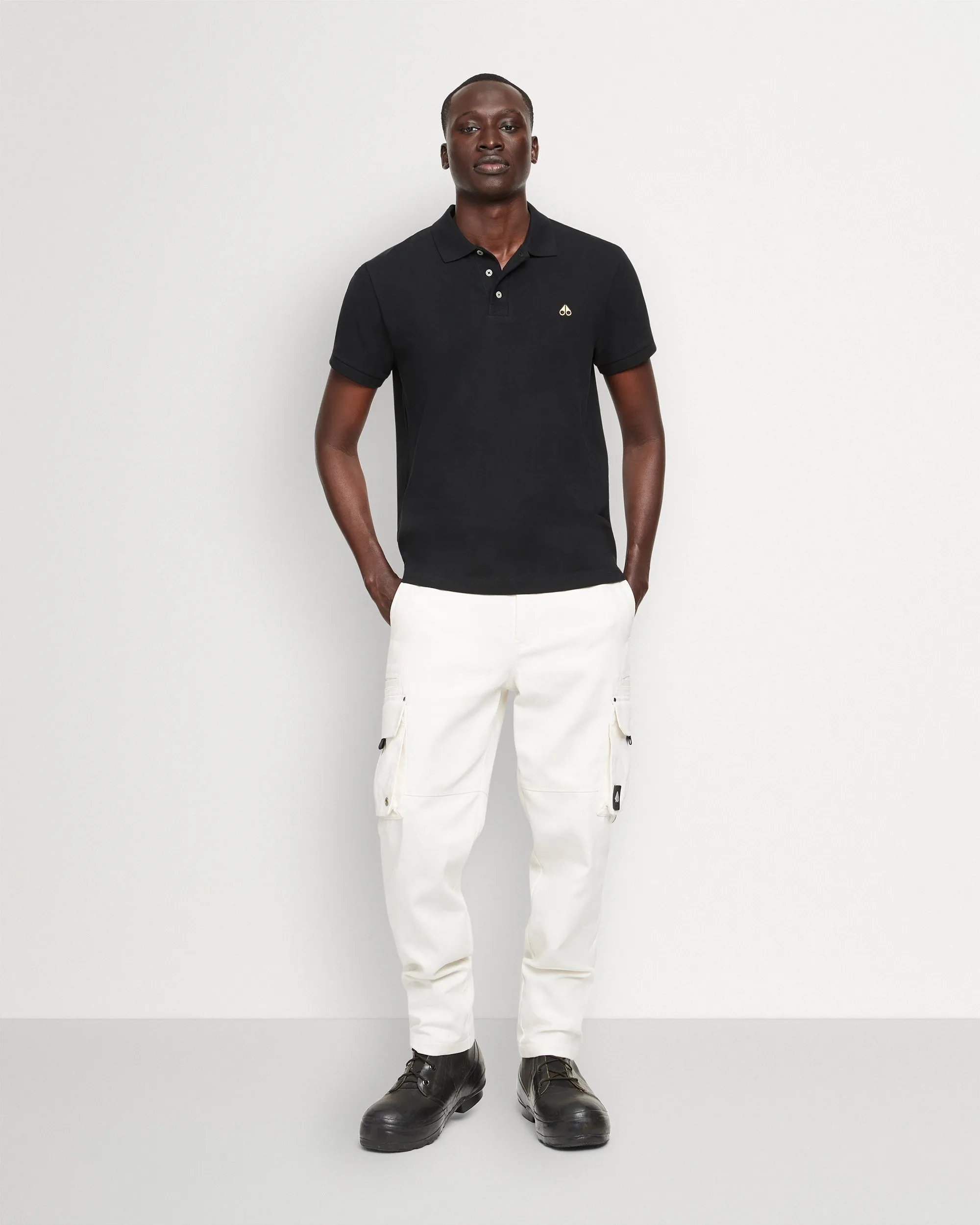 Pique Polo Black